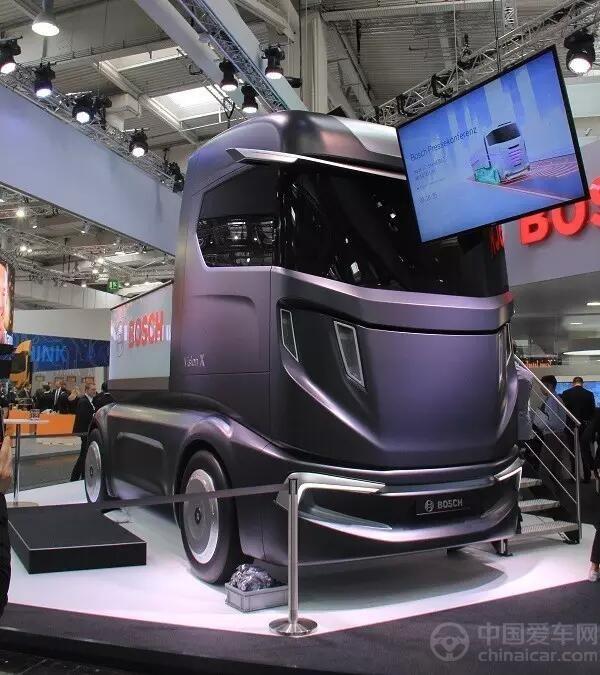 博世“Vision X”未来卡车科技先行者
